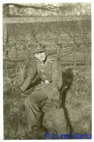 Rare: German Elite Unterscharführer Soldier W/ " Totenkopf " Cuff Title
