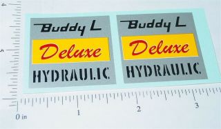 Buddy L Deluxe Hydraulic Dump Truck Stickers Bl - 168