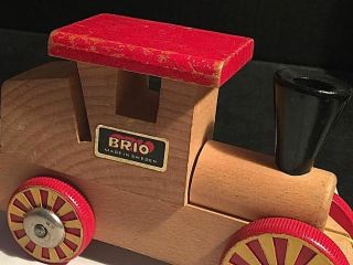 Vintage BRIO Circus Pull - Train - 1960 ' s - with 6 animals - played with 5