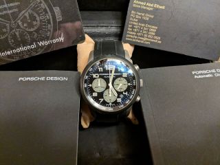 Porsche Design Chronograph Watch P6612 Titanium 6612.  1512 166.  550 Limited Rare