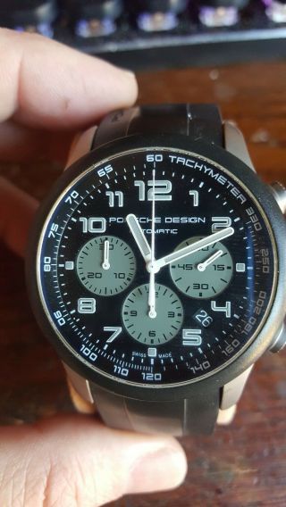 Porsche Design Chronograph Watch p6612 Titanium 6612.  1512 166.  550 Limited RARE 2