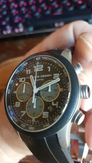 Porsche Design Chronograph Watch p6612 Titanium 6612.  1512 166.  550 Limited RARE 5