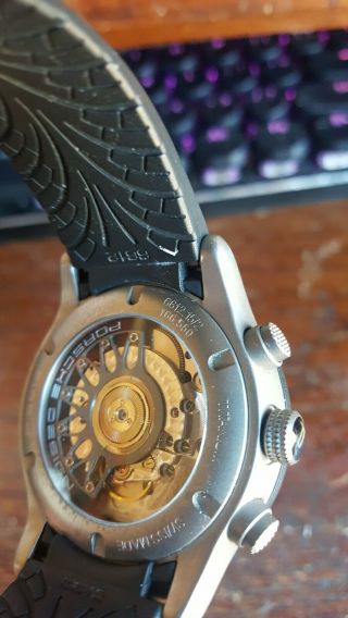 Porsche Design Chronograph Watch p6612 Titanium 6612.  1512 166.  550 Limited RARE 7