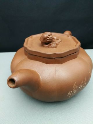 Impressive Rare 20th antique Old Chinese YiXing / Yi Xing teapot 3