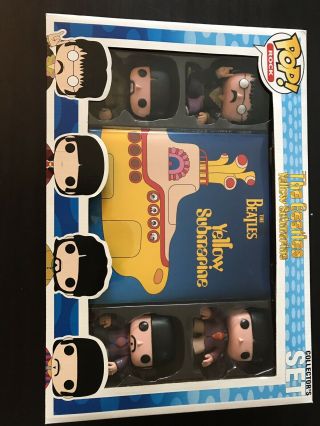 Beatles Pop Funko Yellow Submarine Collectors Set.  Rare