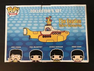 Beatles Pop Funko Yellow Submarine Collectors Set.  Rare 2