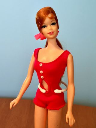 Vintage 1960’s Barbie Mod Casey Doll - Tnt,  Bl,  Red Hair -