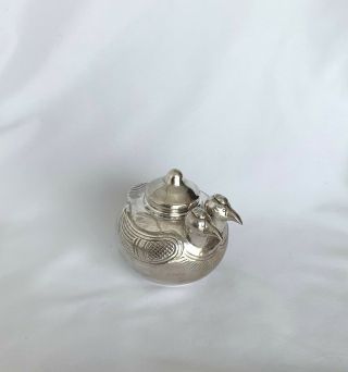 Handmade Sterling Silver Container From Cambodia