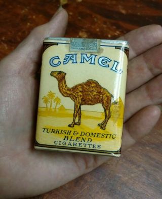 Ww2 Wwii Era Vintage Pack Of Camel Cigarettes,  Small Size