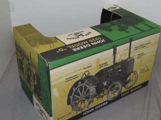 Vintage John Deere unstyled Model D Toy Tractor 1:8 scale HUGE NIB rare 9