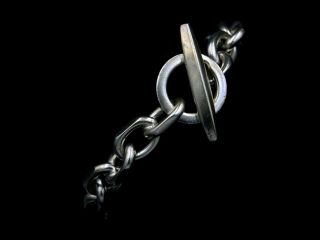 Randers Solvvarefabrik Sterling Silver Heavy Chain Link Bracelet.  Denmark 4