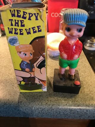 Vintage Weepy The Wee Wee Peeing Novelty Gag Toy.