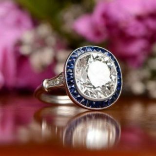 5 Ct Art Deco Vintage Cushion Cut Antique Engagement Ring In 925 Sterling Silver 3
