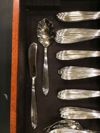 Vintage Reed and Barton Service For 12 Jubilee 18/8 Stainless Steel Flatware 5