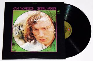 Van Morrison Signed Astral Weeks Lp Vinyl Record Rare Autographed,  Jsa