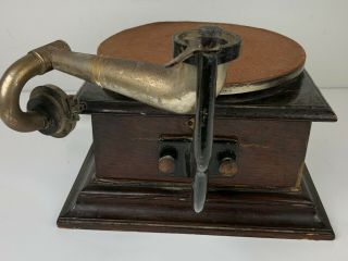 RARE VICTOR I PHONOGRAPH WITH HORN GRAMOPHONE TALKING MACHINE VIC 1 5