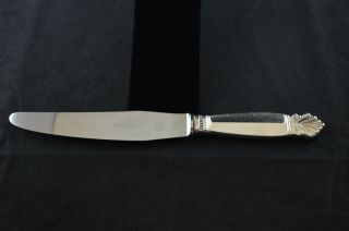 Georg Jensen Acanthus Sterling Silver Handled Dinner Knife - 9 " - No Mono