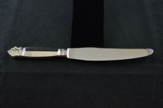 Georg Jensen Acanthus Sterling Silver Handled Dinner Knife - 9 
