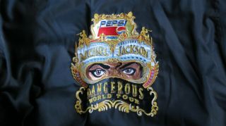 VINTAGE 1993 RARE MICHAEL JACKSON DANGEROUS WORLD TOUR PEPSI JACKET TURKEY 2