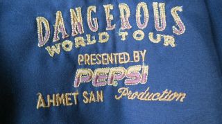 VINTAGE 1993 RARE MICHAEL JACKSON DANGEROUS WORLD TOUR PEPSI JACKET TURKEY 5