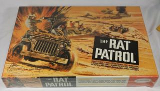 1967 Aurora The Rat Patrol Mega Rare 1960 
