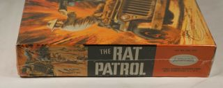 1967 AURORA THE RAT PATROL MEGA RARE 1960 ' S WWII TV SHOW MODEL KIT 4