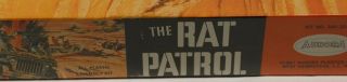 1967 AURORA THE RAT PATROL MEGA RARE 1960 ' S WWII TV SHOW MODEL KIT 6