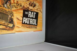 1967 AURORA THE RAT PATROL MEGA RARE 1960 ' S WWII TV SHOW MODEL KIT 8