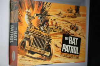 1967 AURORA THE RAT PATROL MEGA RARE 1960 ' S WWII TV SHOW MODEL KIT 9