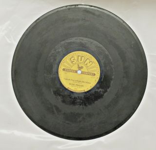 Sun 217 and 210 Elvis Presley 78 rpm 1950 ' s Both Records Rare 5