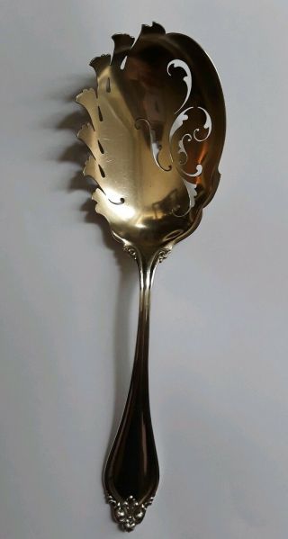 Antique Reed & Barton Sterling Silver Serving Spoon Patent 1902