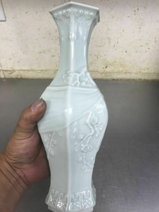 Chinese Antique LongQuan Green Glaze Vase 7