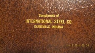 Vtg.  Folder International Steel Company Evansville IN Built LST in World War II 3