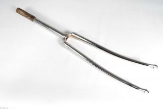 Vintage Rossin Bicycle Fork 1 " Threaded 700c Columbus Steel Nos