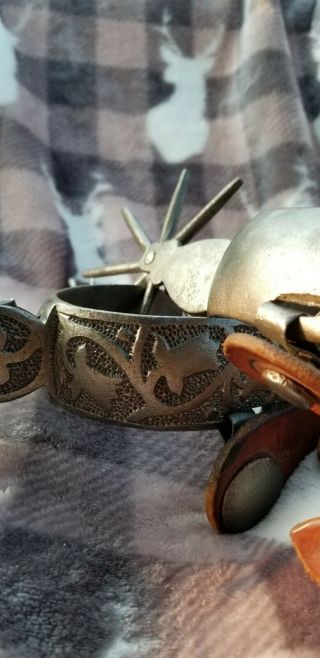 Antique Spurs Leather Straps XL 3 