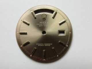 Rolex Vintage (circa 1966) Pie - Pan Day - Date Swiss Dial - Grey - Brown