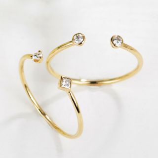 100 Natural Diamond 14k White Yellow Rose Gold Custom Brilliant Ring R147