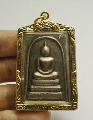 Phra Somdej Lp Toh,  Wat Rakang Real Old Antique Buddha Thai Amulet Very Rare 55
