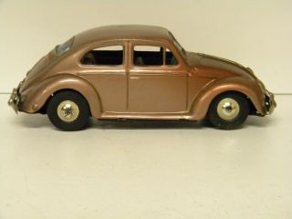 VINTAGE 1960 ' S VOLKSWAGEN BEETLE BY BANDAI JAPAN TIN FRICTION 4