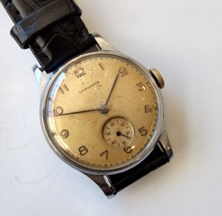 Vintage Longines Wristwatch.  Small Sub Seconds dial.  Cal.  12.  68z. 2