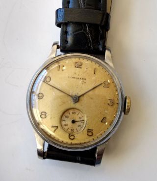 Vintage Longines Wristwatch.  Small Sub Seconds dial.  Cal.  12.  68z. 4