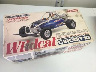 Vintage Kyosho Circuit 10 Wildcat RC Nitro Buggy Car 1:10 2