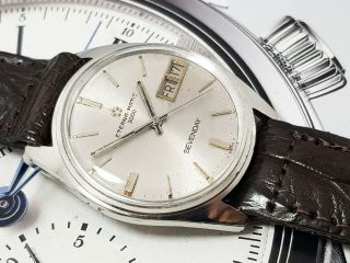 Rare Vintage Eterna - Matic 3000 Sevenday Automatic Gents Need Fix.