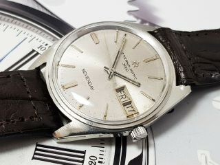 RARE VINTAGE ETERNA - MATIC 3000 SEVENDAY AUTOMATIC GENTS NEED FIX. 3