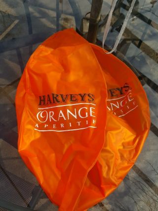 Harveys Orange Aperitif 24 " Orange Blow Up Inflatable Beach Ball.