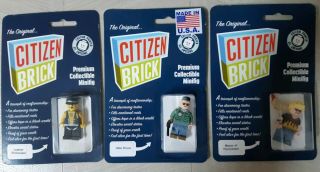 Lego Citizen Brick Leather Enthusiast Uber Driver Mayor Of Favortown Rare