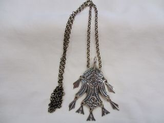Kalevala Koru Sterling Silver Eagle Pendant/necklace - Finland -