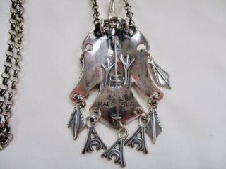 Kalevala Koru Sterling Silver Eagle Pendant/Necklace - Finland - 6