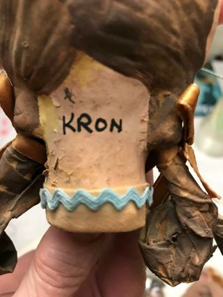 RARE - WIZARD OF OZ; Complete set of 6; Ron Kron handmade ornaments 5