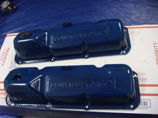 Vintage Pair 351 C Boss 302 Clevland Valve Covers Ho Cj Mach 1 Mustang